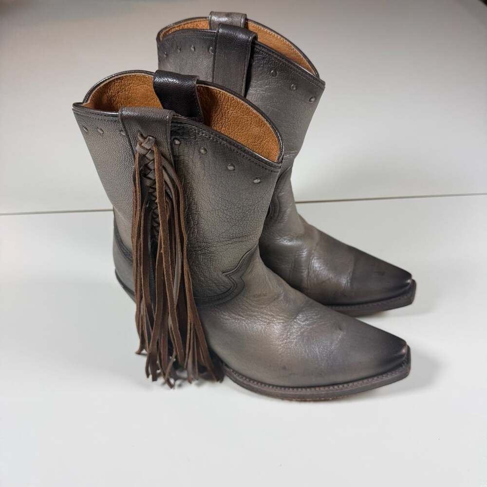 Idyllwild Miranda Lambert Women's Fringe Western Cowboy Boots Grey Size 7
